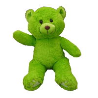 Grizzly the Grouchy Green Bear -Teddy Tastic Build Your Own Cute Character