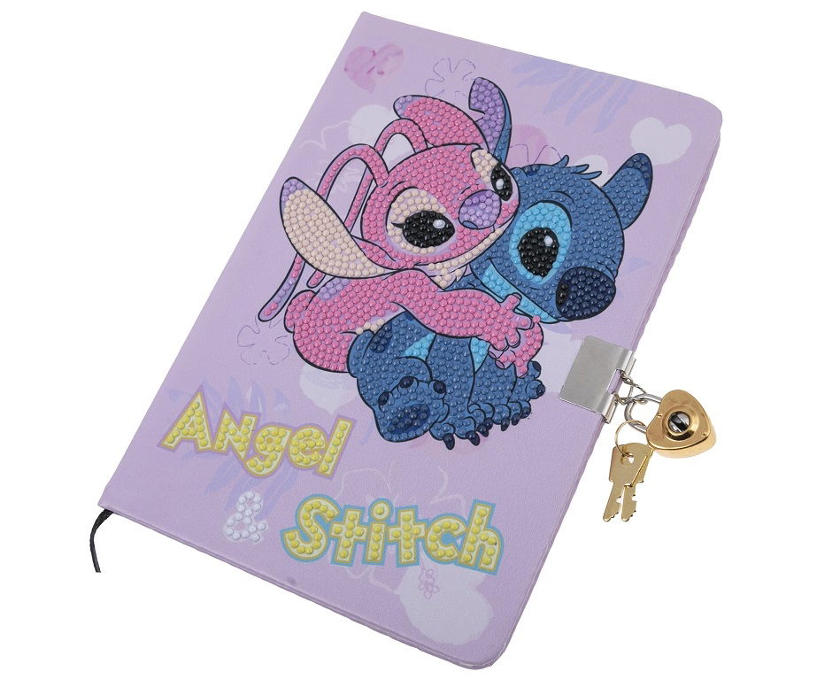 Stitch & Angel - Crystal Art Secret Diary Kit