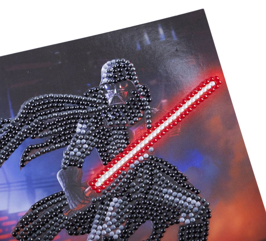 Darth Vader-  Crystal Art Card Kit 18x18cm