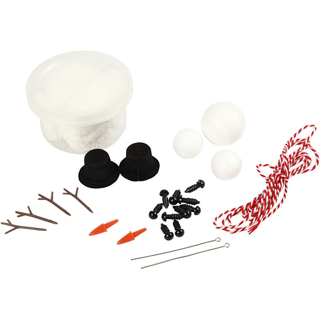 CH100767 Funny Snowmen Foam Clay Modelling Kit