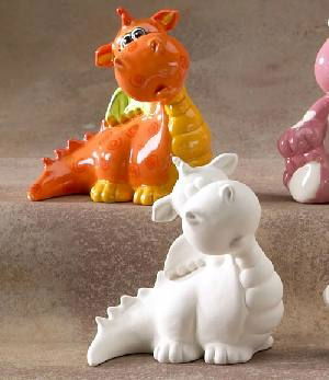 CUTE DRAGON PARTY ANIMAL 4.5"h