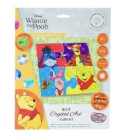 Winnie the Pooh Puzzle - Disney Crystal Art Card Kit