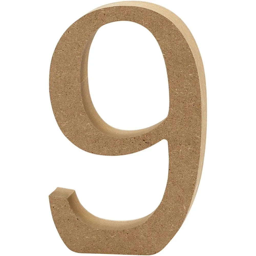CH56347 Number 9 MDF for Arts and Crafts