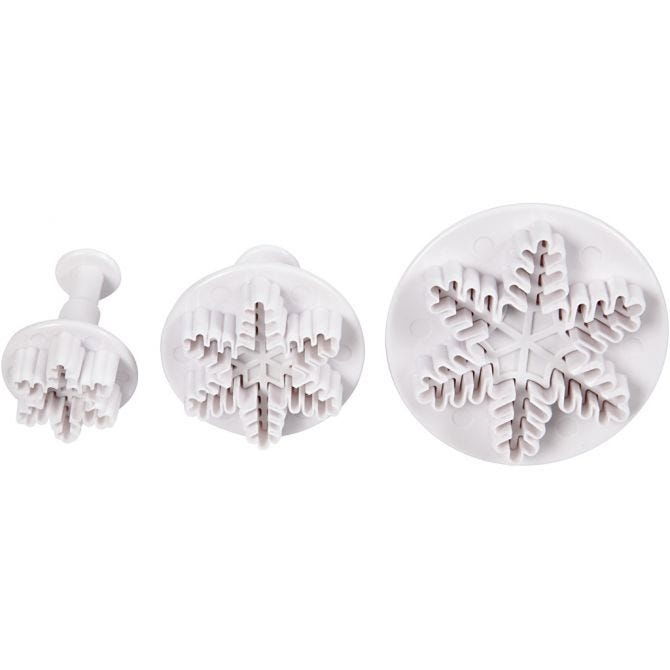 Snowflake Clays Stamp Cutters (3pc)