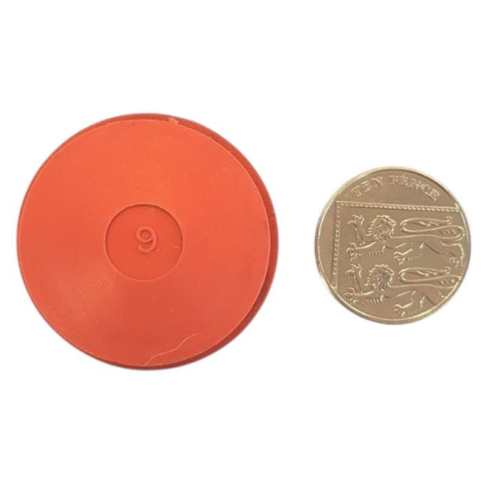 Rubber Money Bank Stopper 1 3/8in  (No. 9)