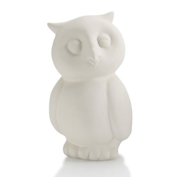 7286 Owl Party Animal plain bisque