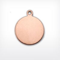 H815 Copper Blank for Enamelling- Copper Disc with lug