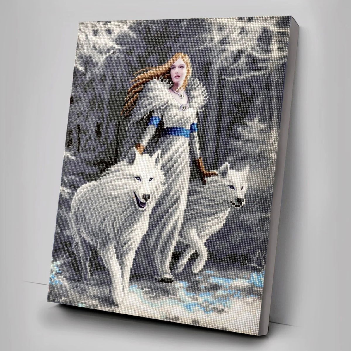 CAK-AST8 Winter Guardians Crystal Art Canvas Kit