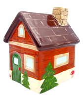 Forest Cottage 11.5cm H x 8cm W