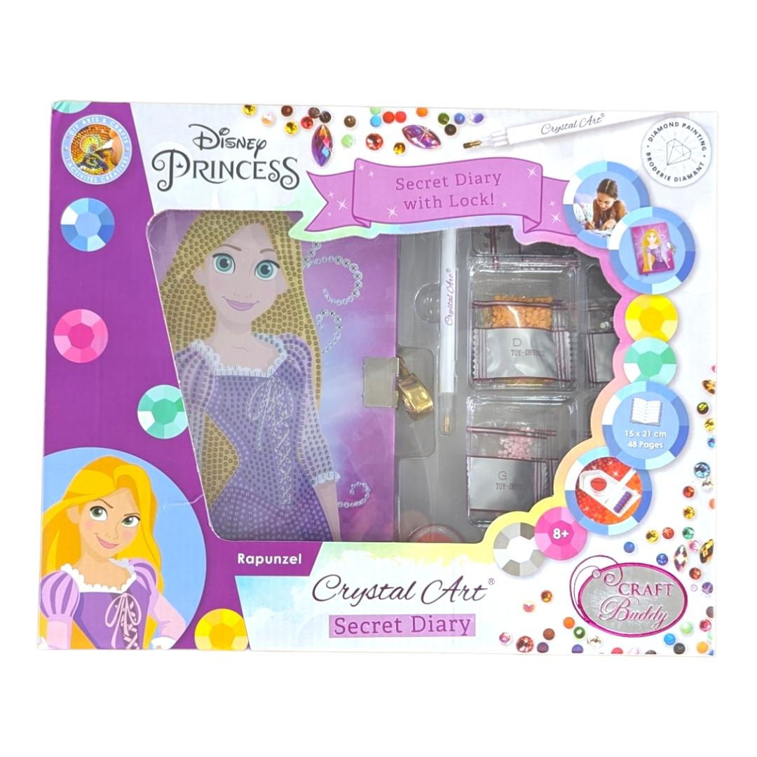 Rapunzel - Disney Crystal Art Secret Diary Kit packaging