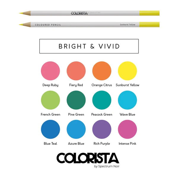 Bright & Vivid - Coloured Pencil (12 pc)