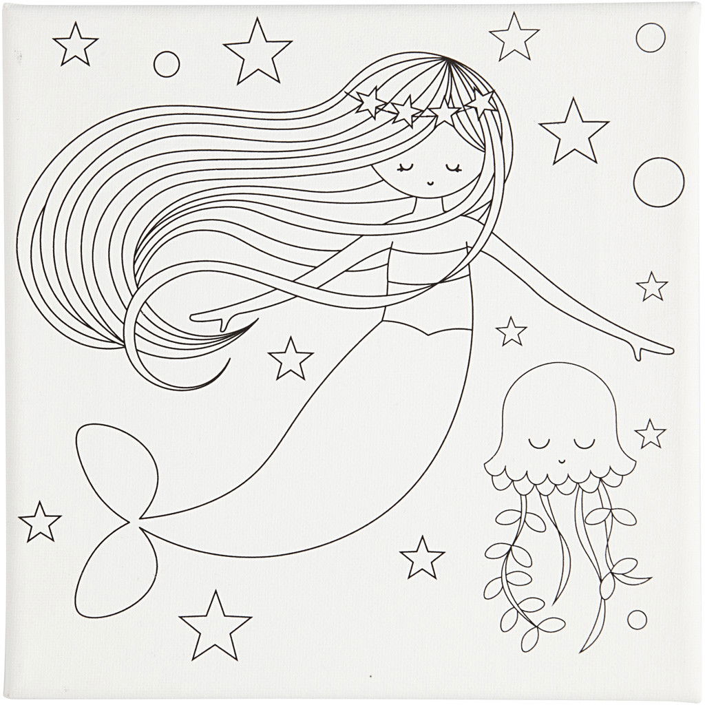 CH22794 Stretched Canvas Art Prints- Mermaids (2)