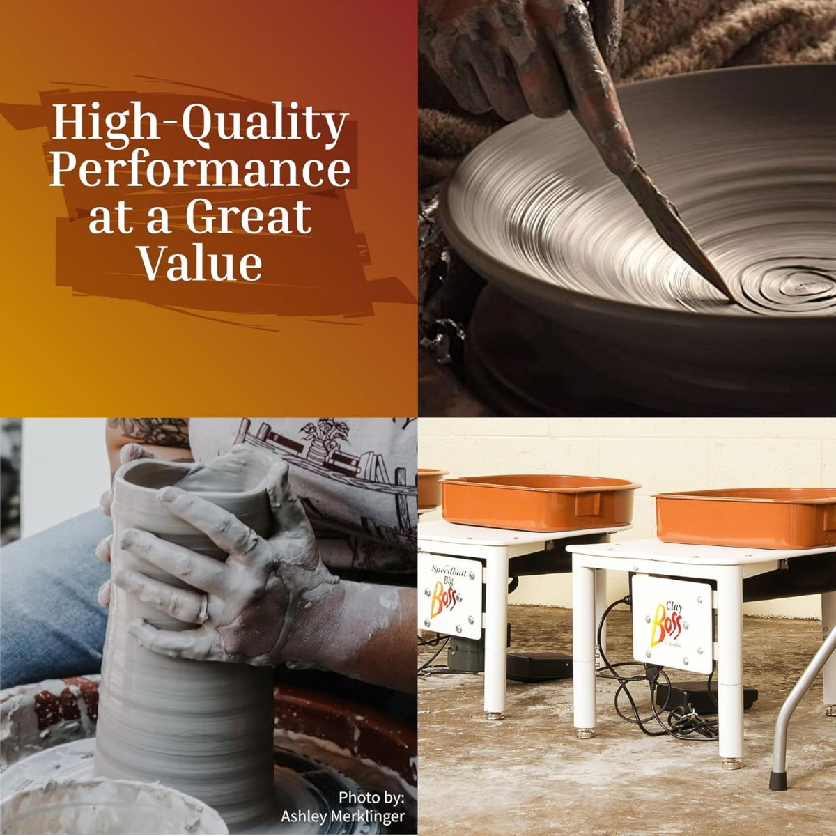 Speedball Clay Boss pottery wheel offering high performance and great value for beginners