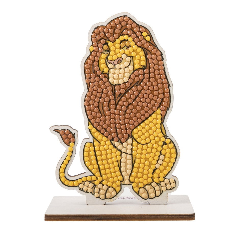 CAFGR-DNY037 Mufasa- Disney Crystal Art Buddy Kit completed