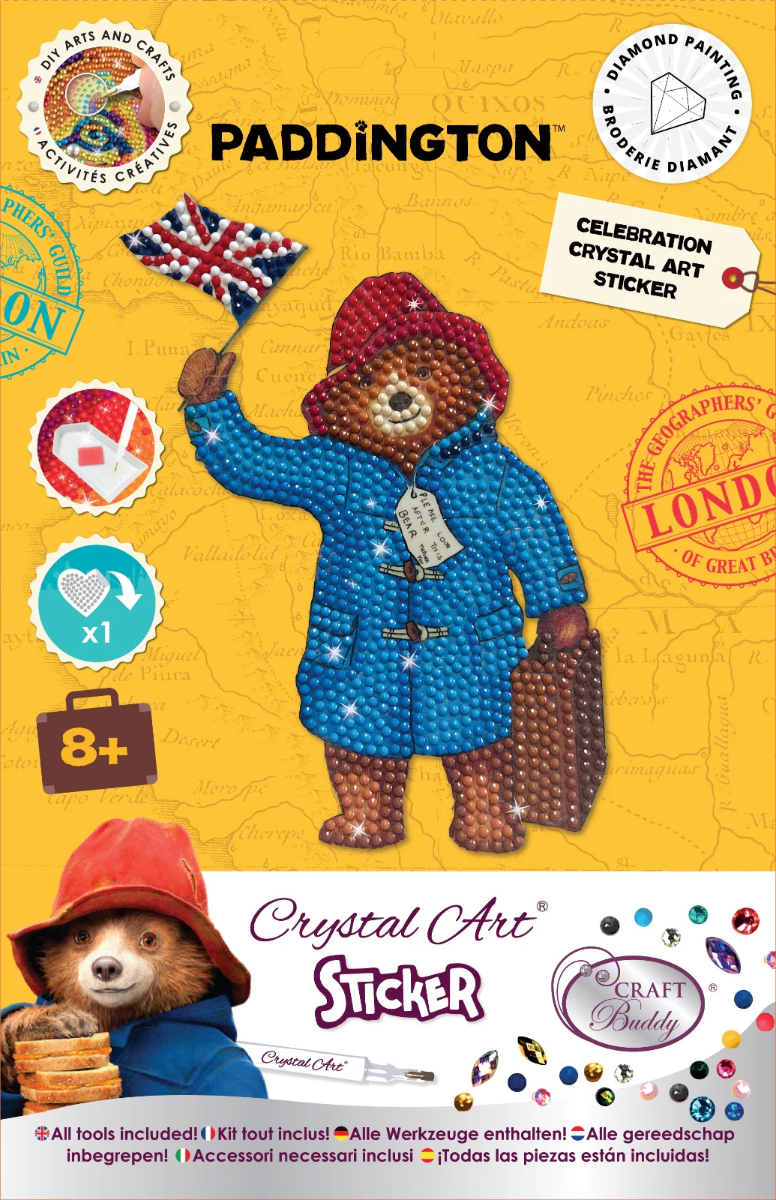 A Day with Paddington - Crystal Art Sticker