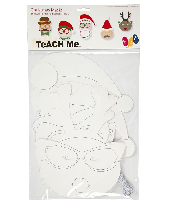 Christmas Masks Pack of 16