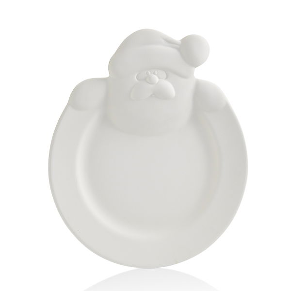 Santa Rimmed Plate 24.1cm D x 29.2cm L