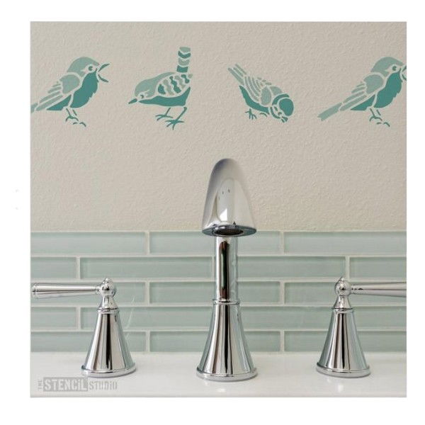 Birds Mini Craft Stencil