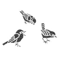 Birds Mini Craft Stencil