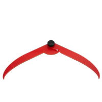 5 inch lid caliper with adjustable acrylic arms and metal wing nut opened half way, used for measuring pottery lids and diameters.