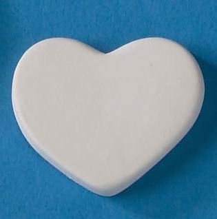 BISQUIES SMALL HEART 1.75"w x 1.5"h