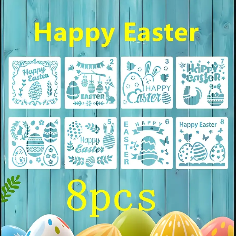 Easter Craft Stencils (8pc)