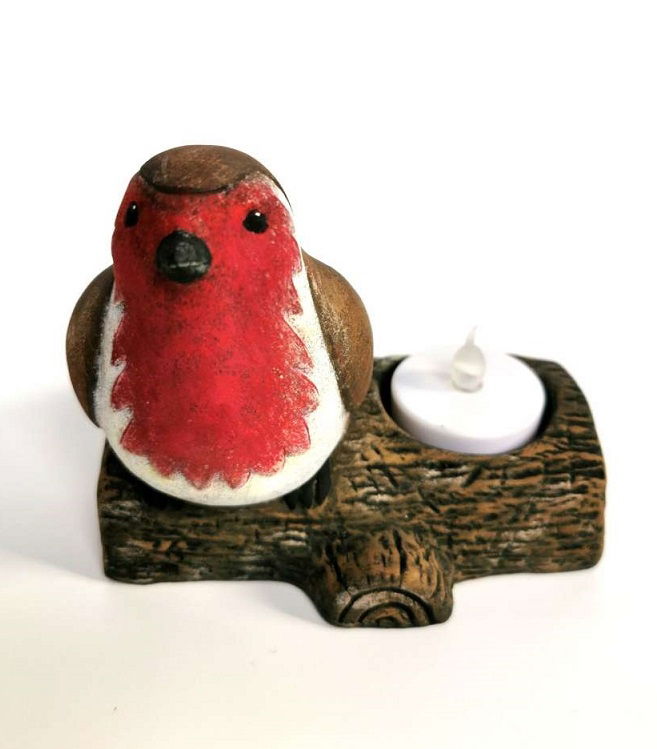 Robin Tealight Holder C-7018