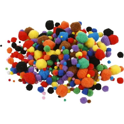 CH518900 Assorted Pom Poms for Crafting