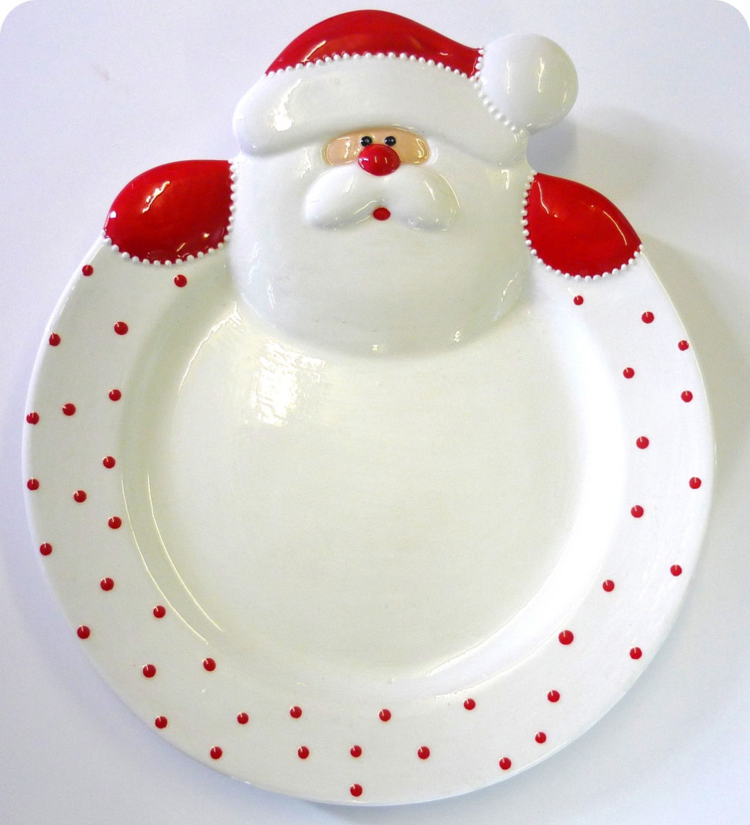 1049 Santa Rimmed Plate