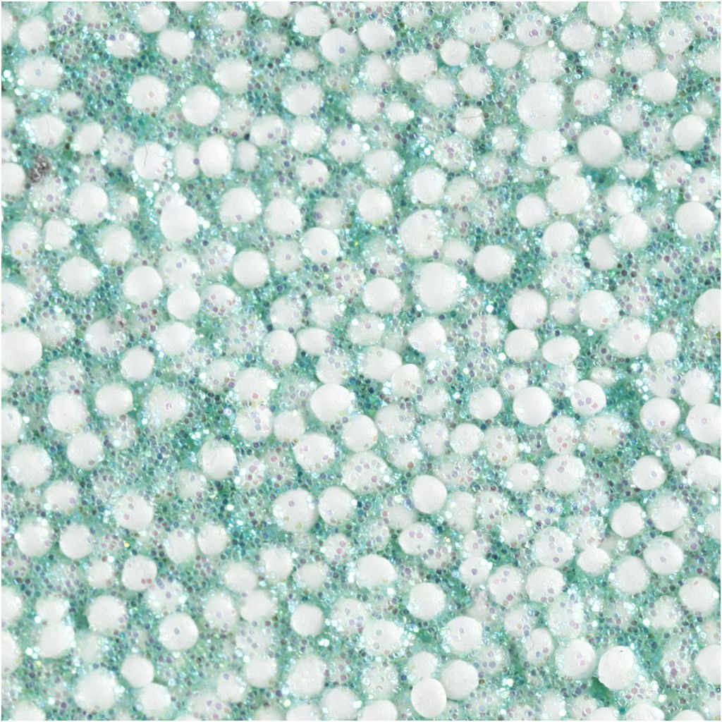 780866 Light Green Glitter Foam Clay