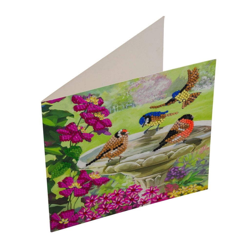 CCK-A50 Birds Crystal Art Card Kit