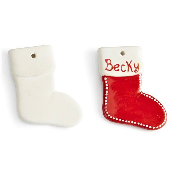 Stocking Flat Ornament 5062