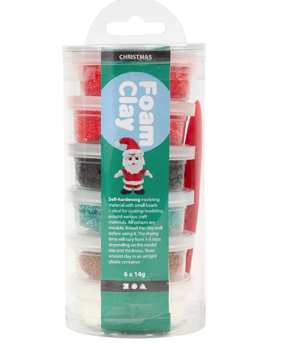 CH78844 Christmas Assorted Foam Clay