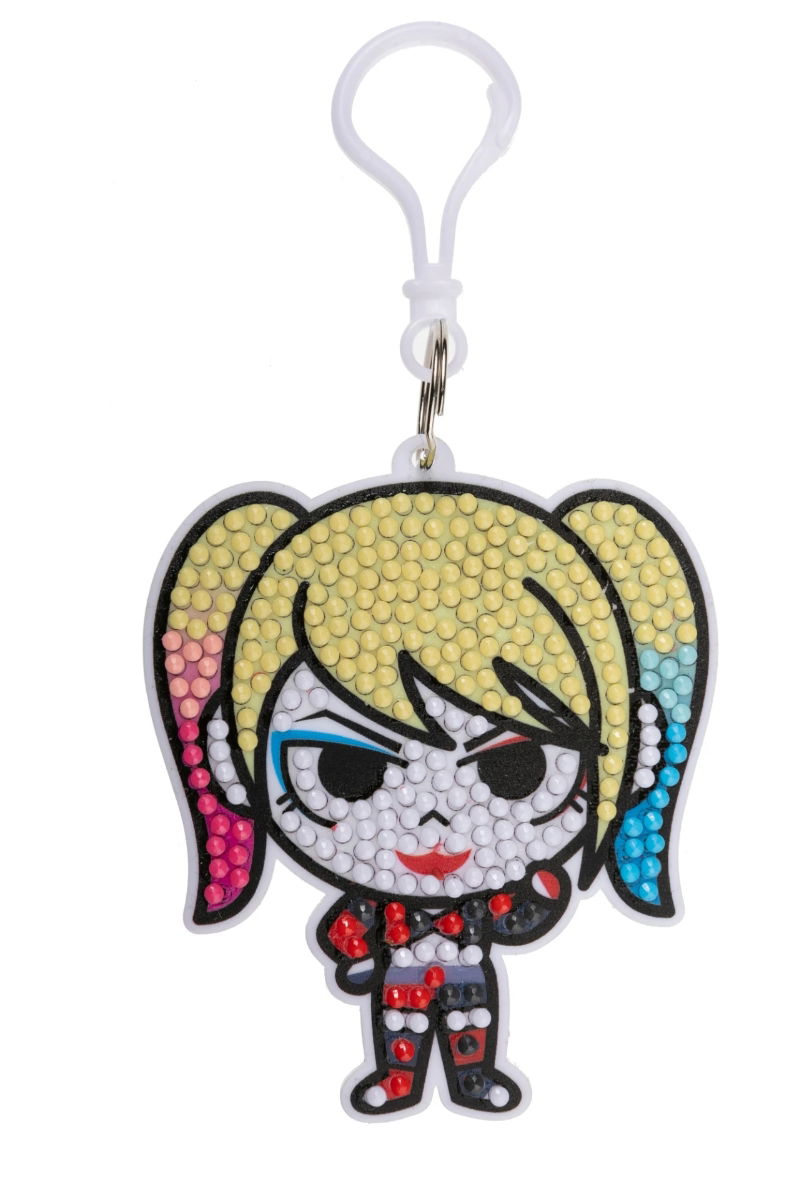 CABC-DCU004 Harley Quinn DC Series Crystal Art Bag Charm Kit Finished