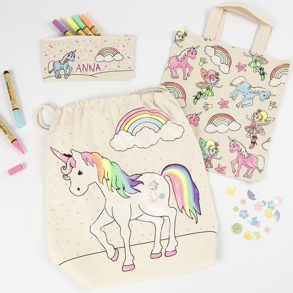 Unicorn Drawstring Bag 37 x 41cm