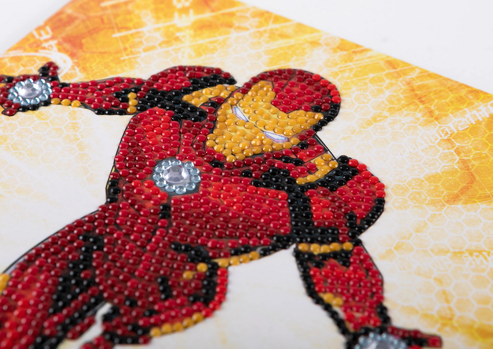 Iron Man 18 x 18cm Marvel Crystal Art Card Kit