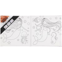 Paint Your Own Canvas Print- Mermaids 