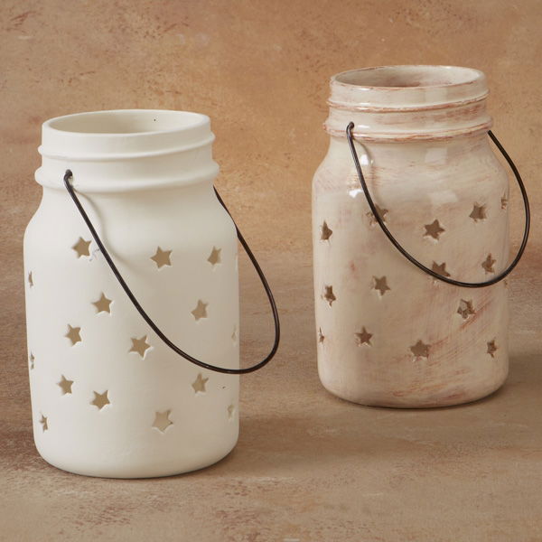 5278 Large Star Jar Lantern