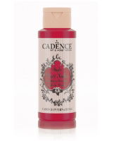 CHF637 Crimson Red Style Matt Fabric Paints Cadence Bottle