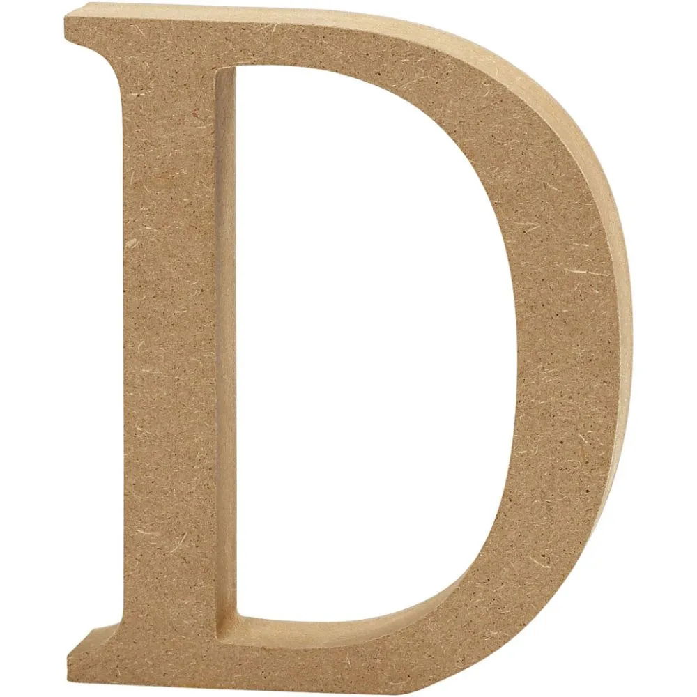 LETTER D - MDF - H: 13cm WIDTH: 2cm