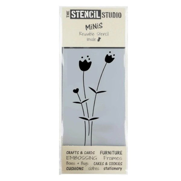 Linnea Flower Mini Craft Stencil