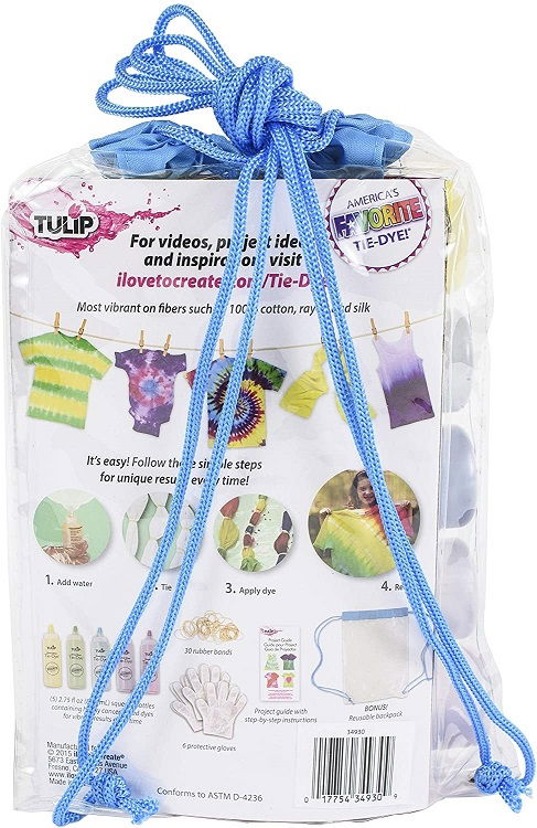 Tulip® Mega Drawstring Bag Tie Dye Kit