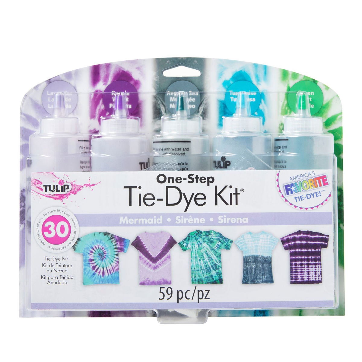 Mermaid 5 Colour Tie Dye Kit