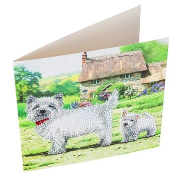 CCK-A52 Westie Dog Crystal Card Kit