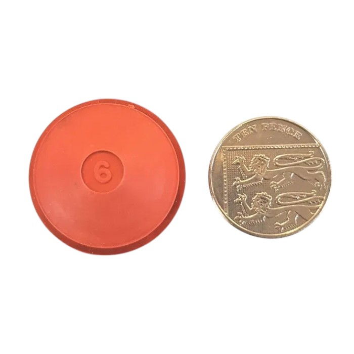 Rubber Money Bank Stopper 1in (No. 6)