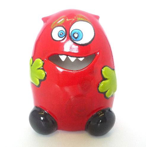 7324 Benjamin the Hungry Monster Bisque Money Bank