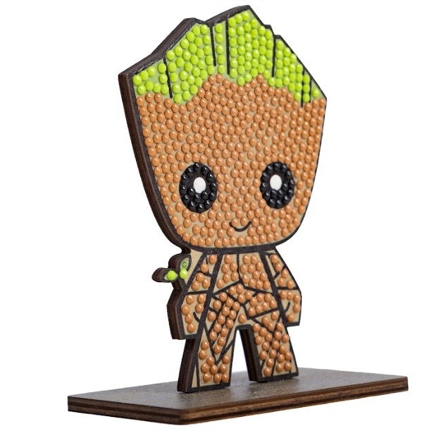 Groot-  Marvel MCU Crystal Art Buddy Kit 11x8cm approx