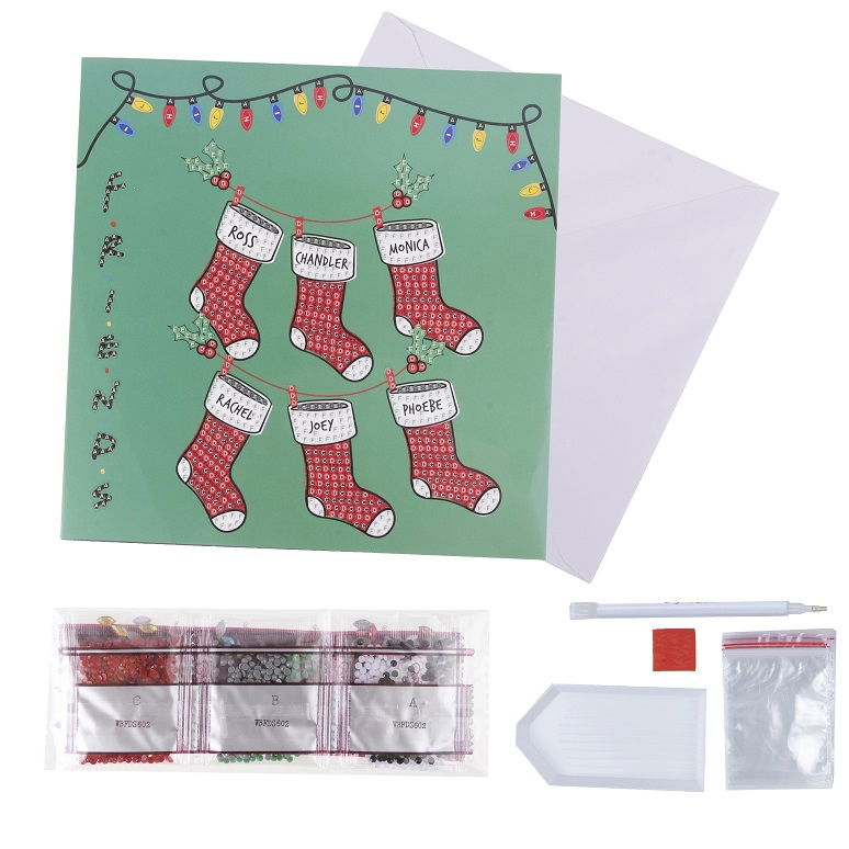 Holiday Cheer- Crystal Art Card Kit 18cm