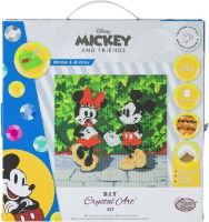 Minnie and Mickey - Crystal Art Canvas Kit 30cm