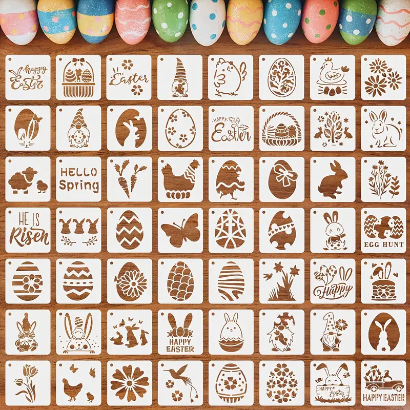 Easter Stencils 13cm x 13cm (58 asstd)